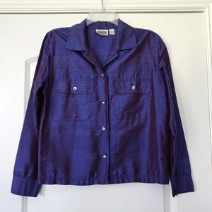 Chico's Design Iridescent Jacker Thin Blazer Small